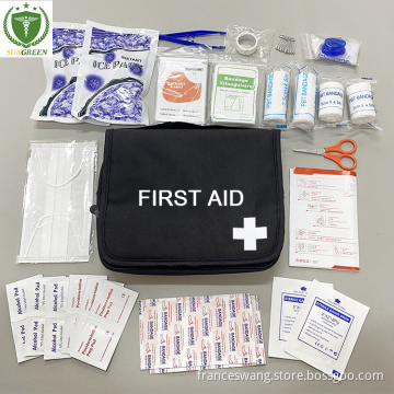 Portable travelling first aid kit